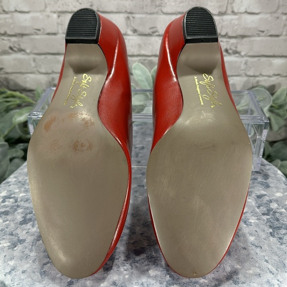 Hush Puppies Soft Style Angel ll Red Comfort Dress Low-Heels WMS 8.5M❤️EUC❤️ - Picture 6 of 9